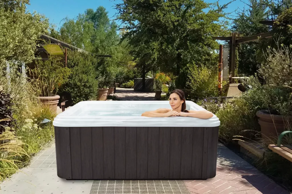 garden spas hibiscus silver marble hot tub